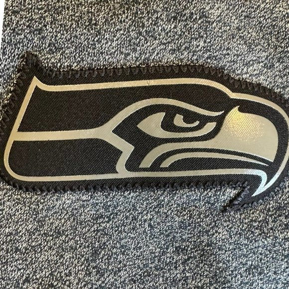 Nike Seattle Seahawks Heathered Full Zip Up Embroidered Sweatshirt Womens M - Picture 4 of 5